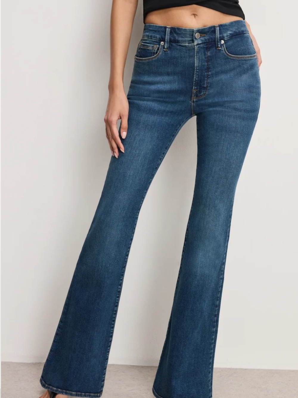 Good American Good Legs Flare Jeans